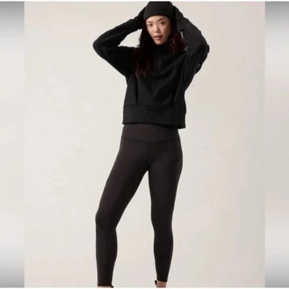Athleta Altitude Polartec Half‎ Zip Pullover Sweatshirt I Size 1X - Picture 2 of 10